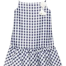 Платье в клетку гингем