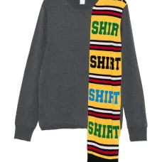 Многослойный шерстяной свитер