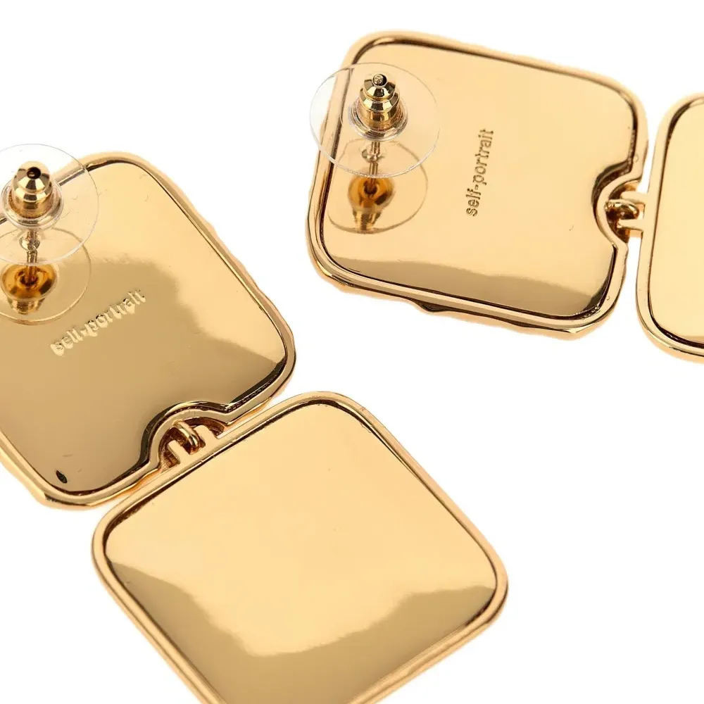 фактурные серьги