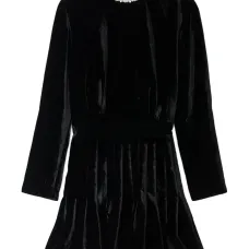 Бархатное платье мини