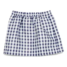 юбка в клетку гингем