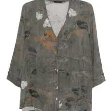 Рубашка с цветочным принтом Рубашка с цветочным принтом