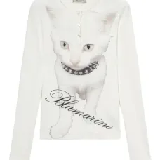 футболка из джерси с принтом