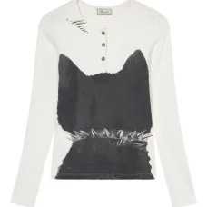 футболка из джерси с принтом