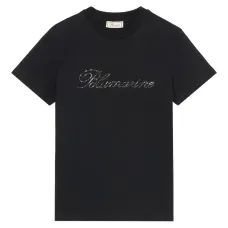 футболка с вышитым логотипом