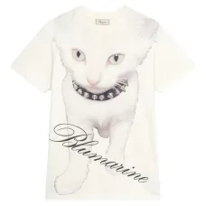 футболка с принтом Kitten