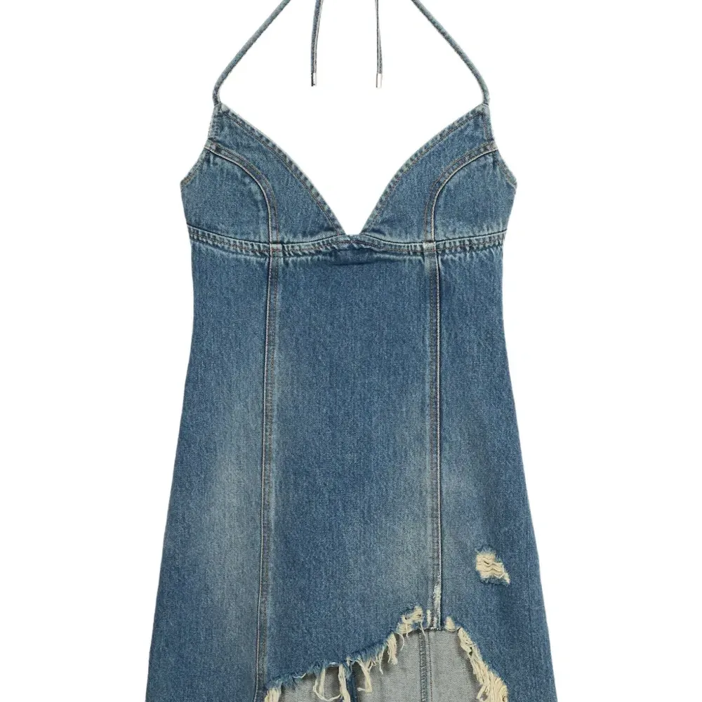 джинсовое платье мини