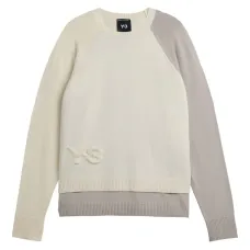 свитер в стиле колор-блок с логотипом