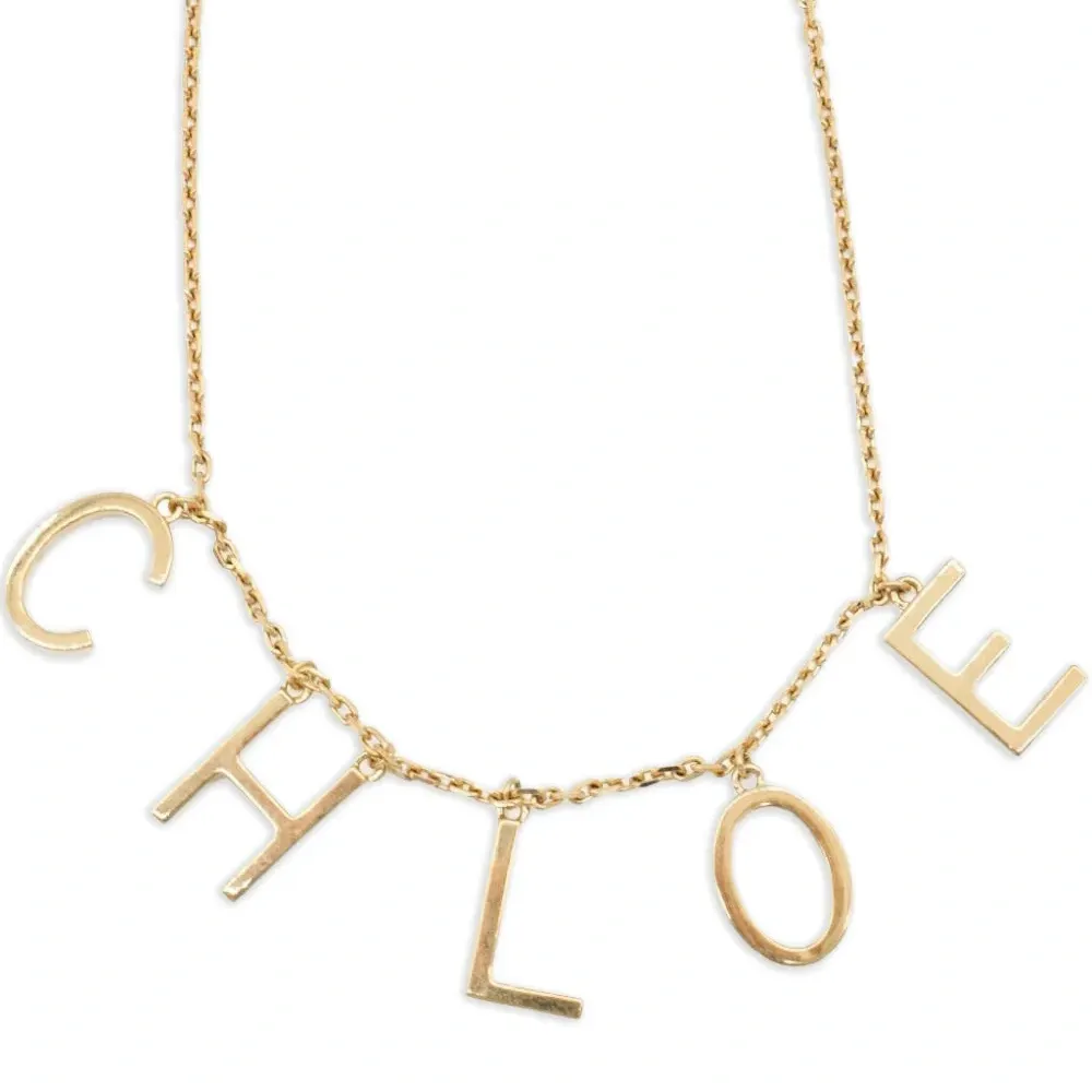 колье с логотипом