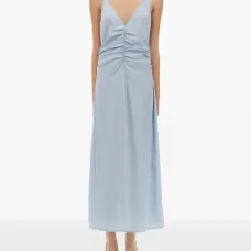 Платье макси Atalia с V-образным вырезом Платье макси Atalia с V-образным вырезом