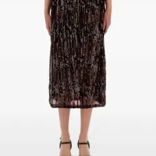 Юбка миди с пайетками Юбка миди с пайетками