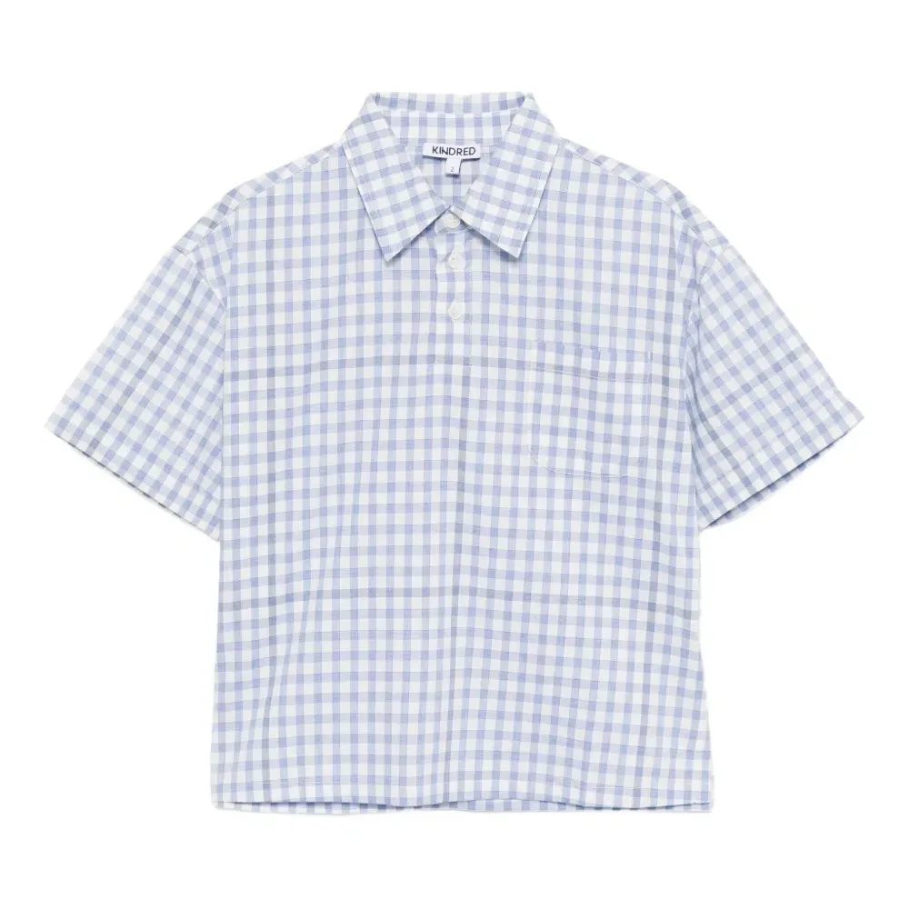 рубашка в клетку гингем