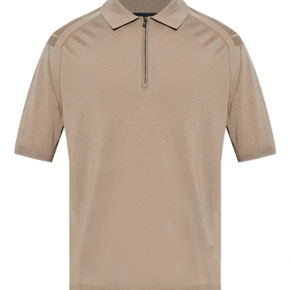 рубашка поло с воротником на молнии рубашка поло с воротником на молнии