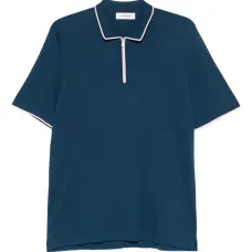 Рубашка поло с воротником на молнии