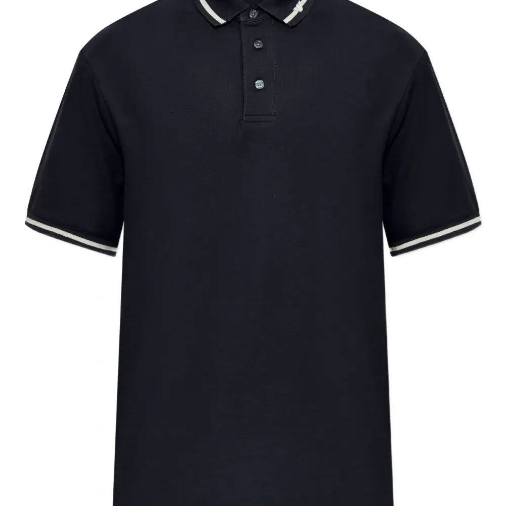 рубашка поло с контрастной отделкой