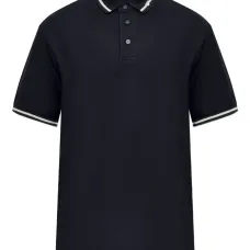 рубашка поло с контрастной отделкой