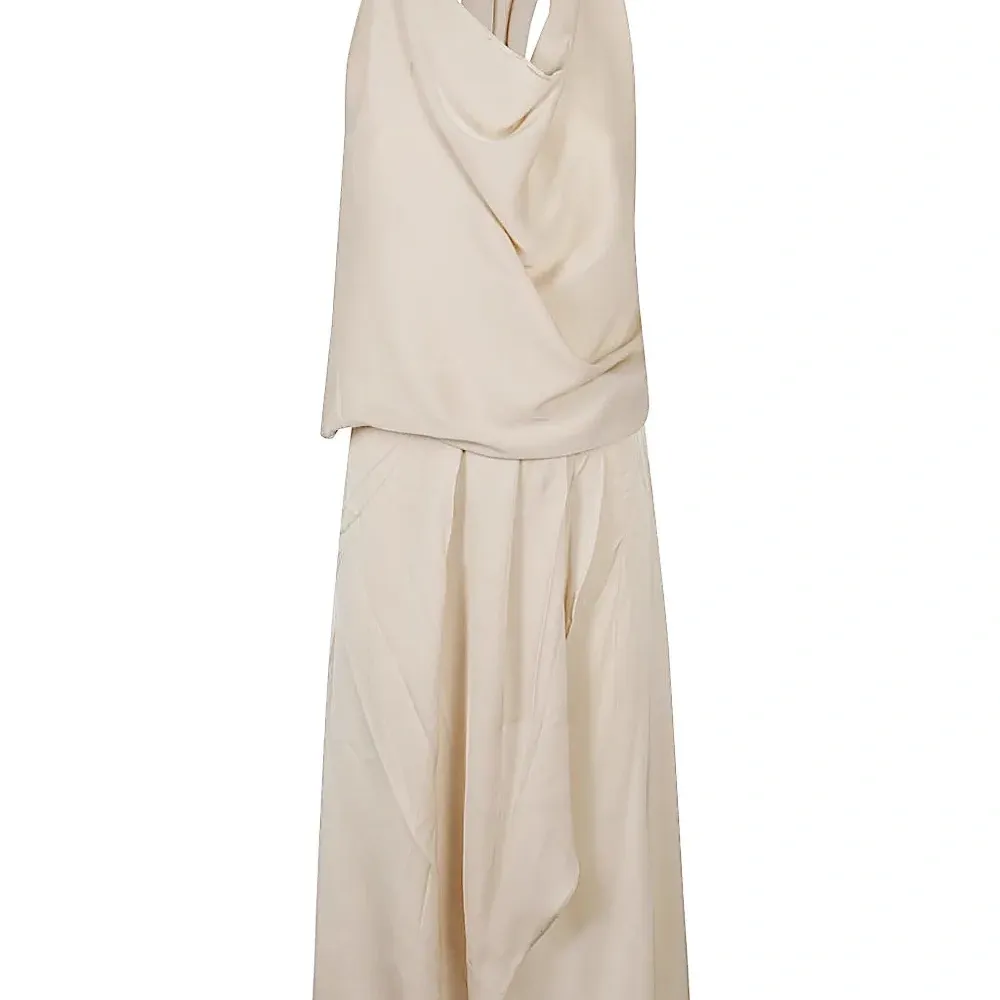 Платье с драпировкой и воротником-х altered