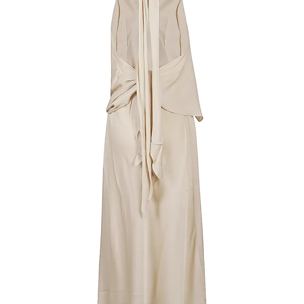 Платье с драпировкой и воротником-х altered