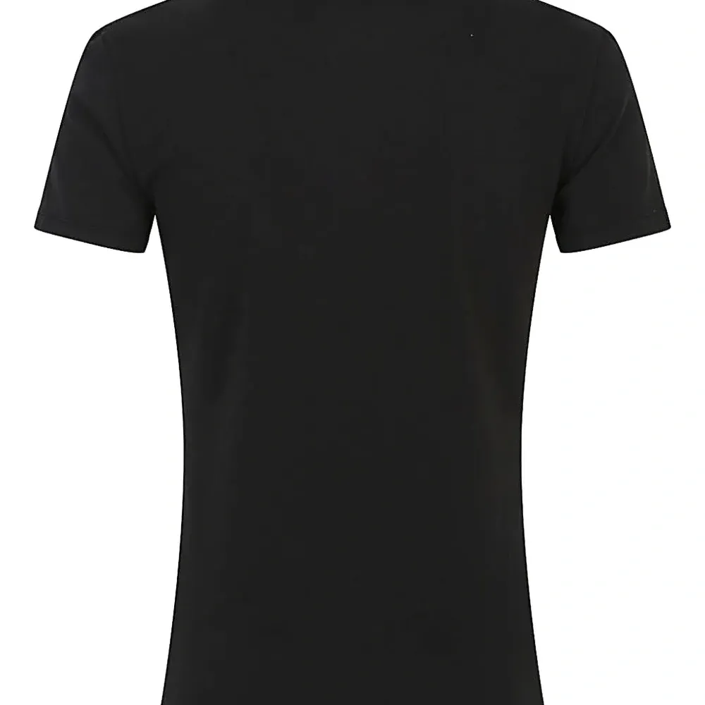 Футболка с накладным карманом и воротником-поло