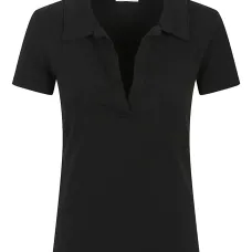 Футболка с накладным карманом и воротником-поло Футболка с накладным карманом и воротником-поло