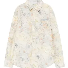 рубашка с цветочным принтом