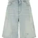 джинсовые шорты с нашивкой-логотипом