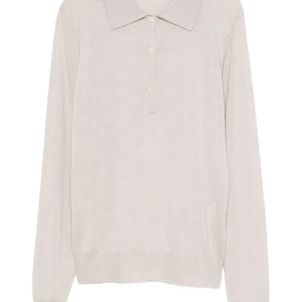 рубашка поло с длинными рукавами