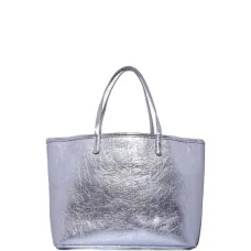 сумка-тоут с эффектом металлик сумка-тоут с эффектом металлик