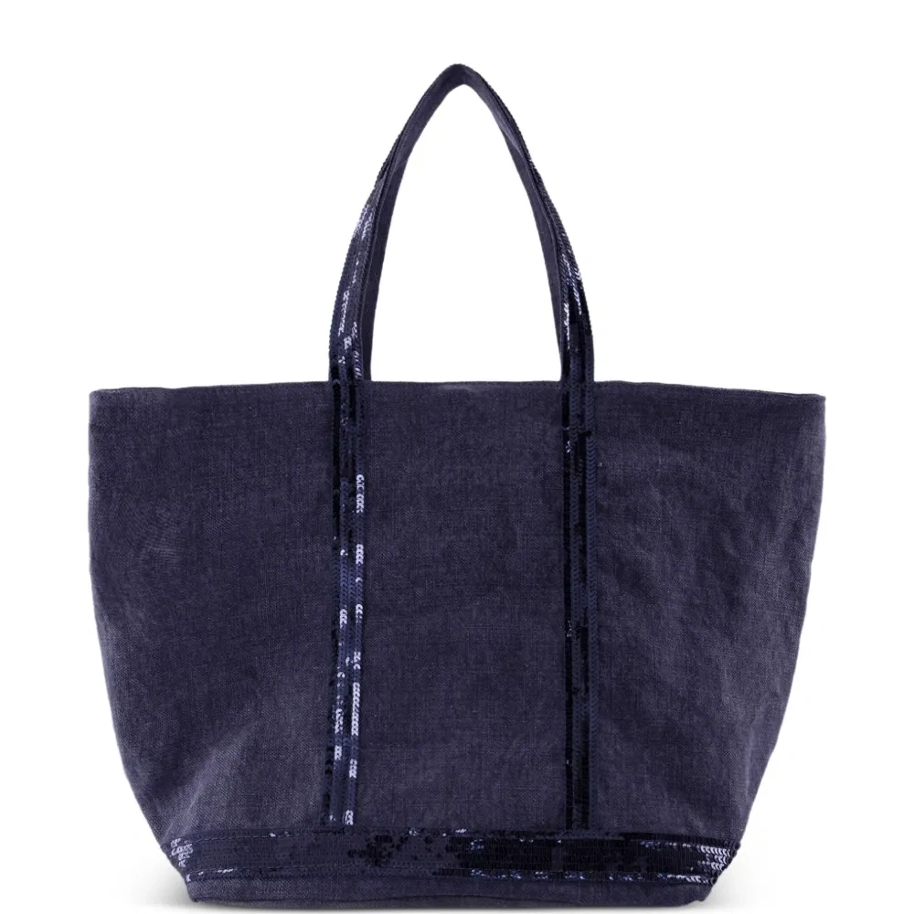 Большая сумка-тоут Cabas с пайетками