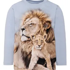 футболка с длинными рукавами и принтом