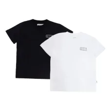 комплект из двух футболок с принтом