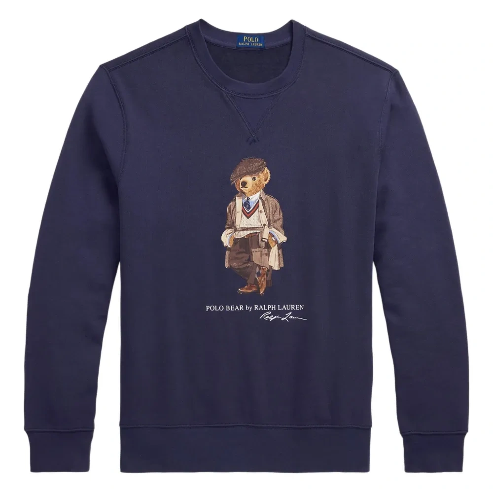 толстовка с принтом Polo Bear