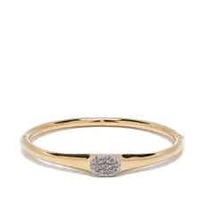 Браслет-бэнгл с кристаллами