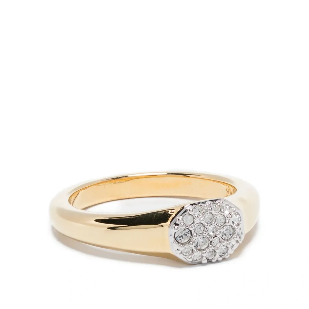 Кольцо Dextera с кристаллами