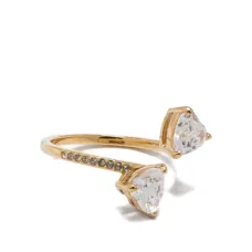 Кольцо с кристаллами