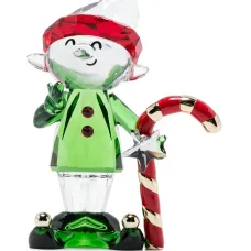 Елочная игрушка Holiday Cheers Dulcis Elf and Candy Cane