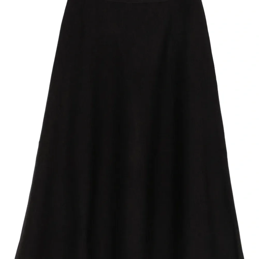 Расклешенная юбка миди с эластичным поясом