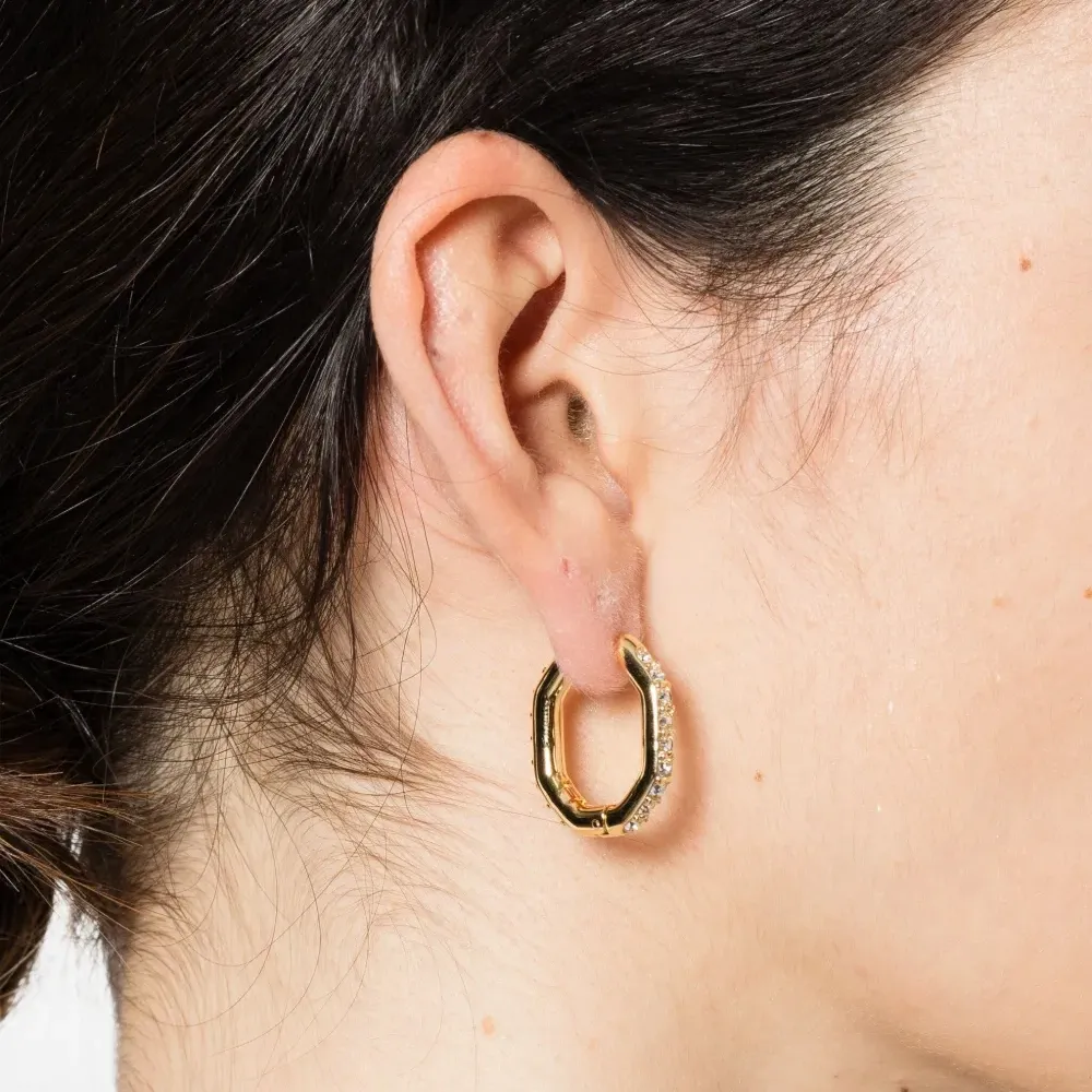 серьги-кольца Dextera