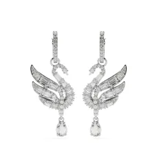 Серьги Swan с кристаллами Серьги Swan с кристаллами