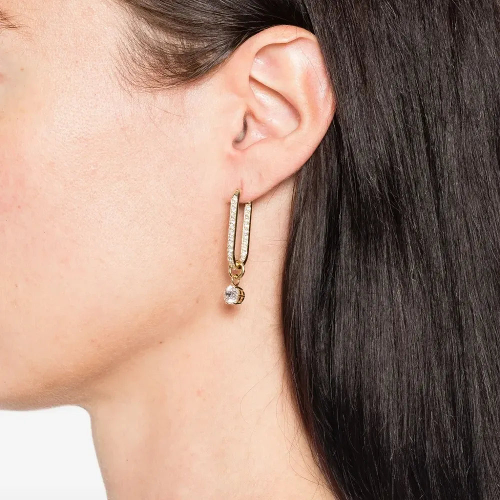 серьги-подвески Constella