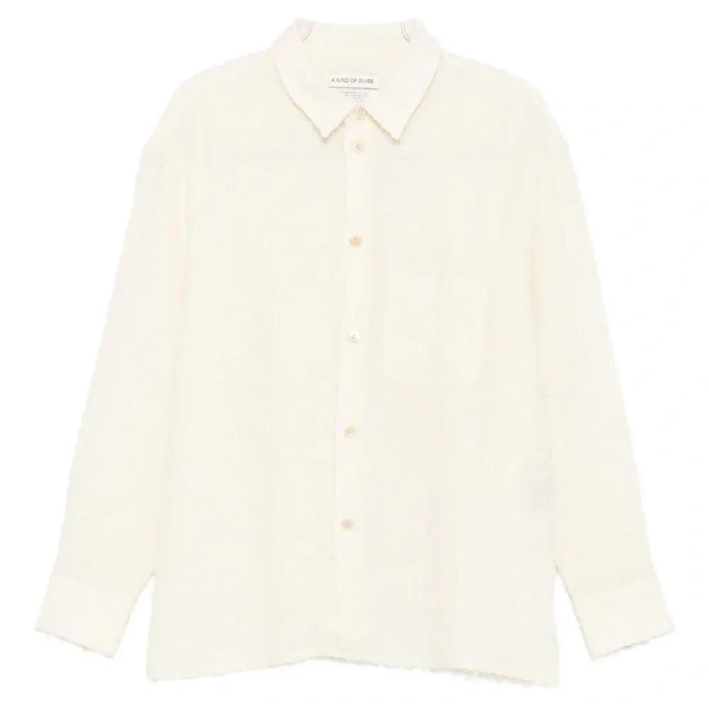 Рубашка с эффектом брашировки Gusto