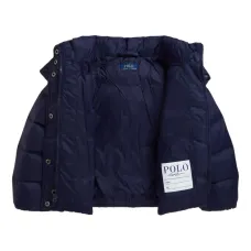 стеганый пуховик с капюшоном стеганый пуховик с капюшоном