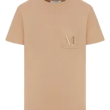 футболка с вышитым логотипом