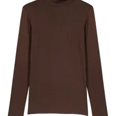 Топ с высоким воротником