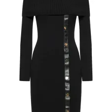 Платье мини с открытыми плечами