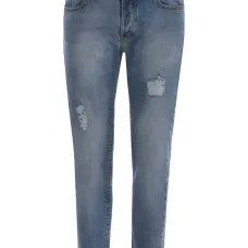 джинсы с прорезями