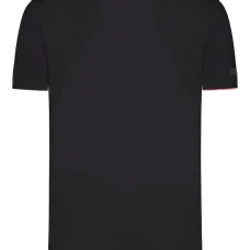 футболка с контрастной отделкой