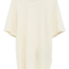 топ с круглым вырезом и короткими рукавами