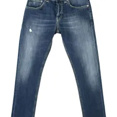 Джинсы с эффектом потертости Джинсы с эффектом потертости