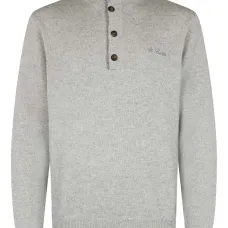 свитер с воротником-стойкой